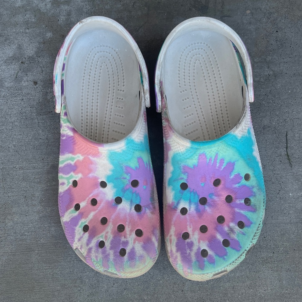 Tie-Dye Crocs